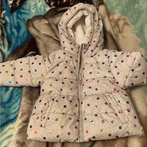 Wonder Nation Gray Jacket with Colorful Accents